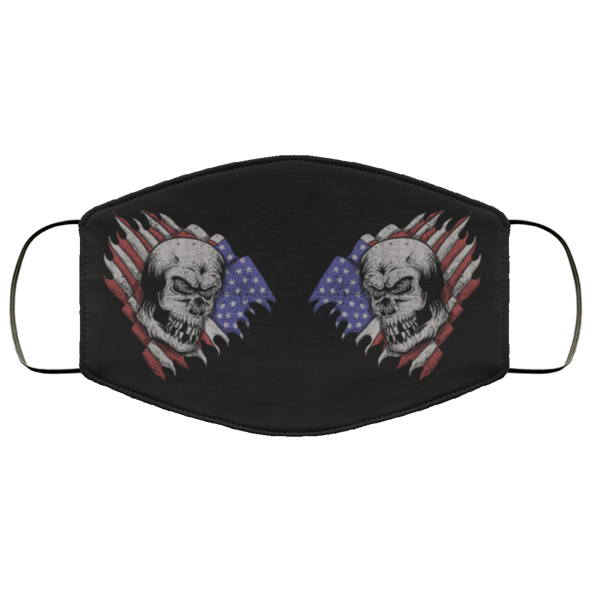Raging Skull Face Cover