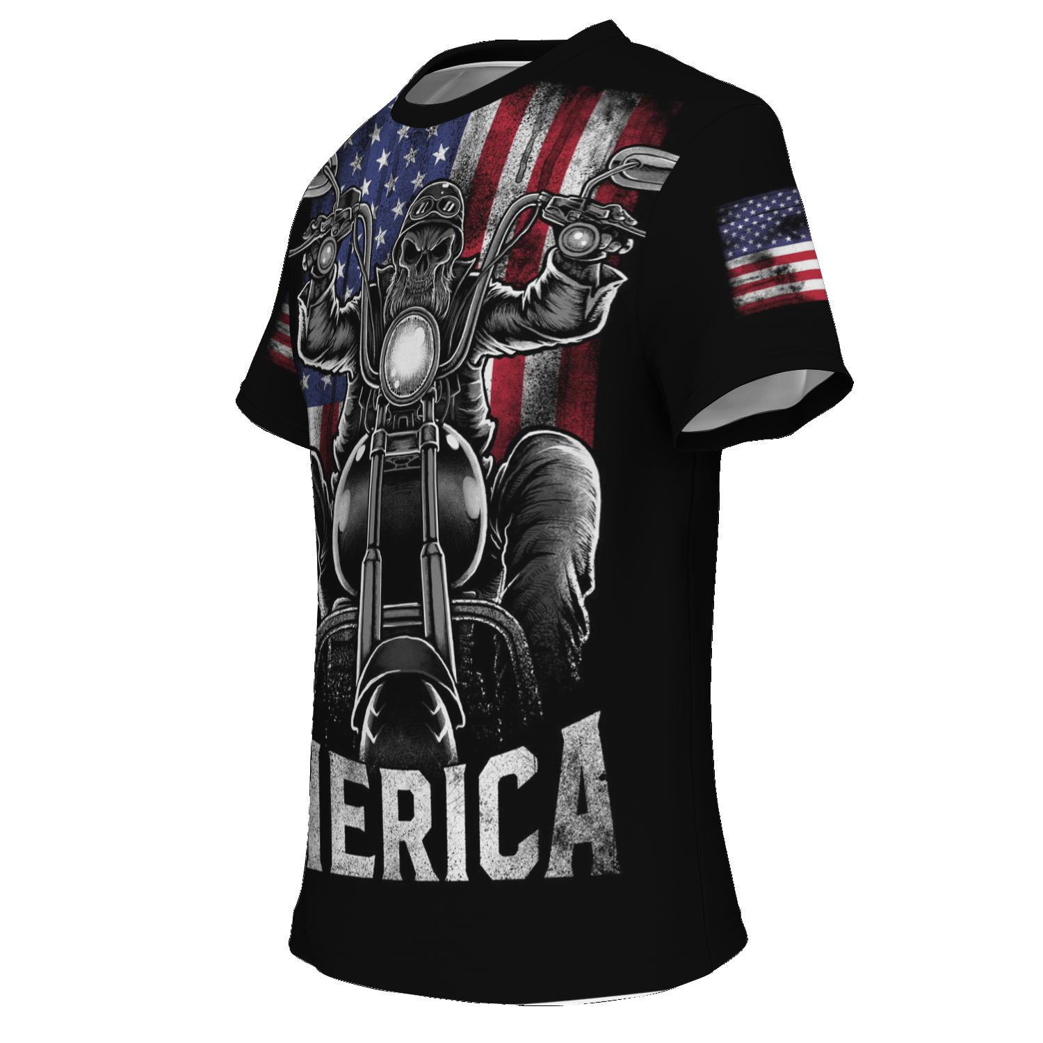 'MERICA 3D BIKER T-SHIRT