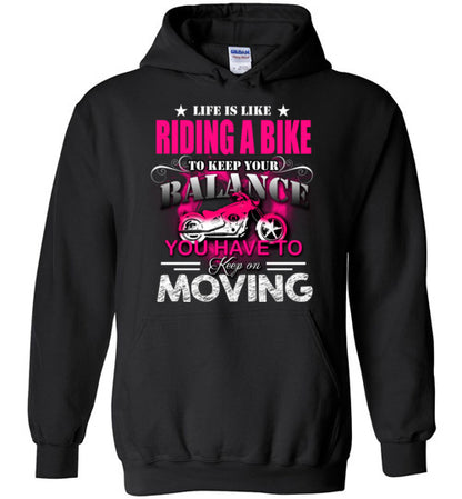 LIFE IS LIKE RIDING A BIKE