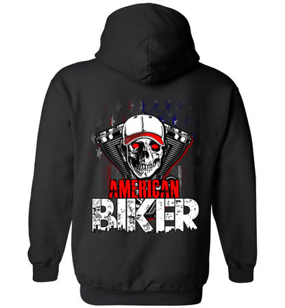 AMERICAN BIKER BACK PRINT