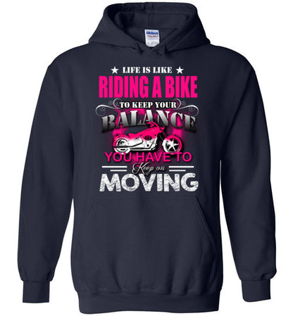 LIFE IS LIKE RIDING A BIKE