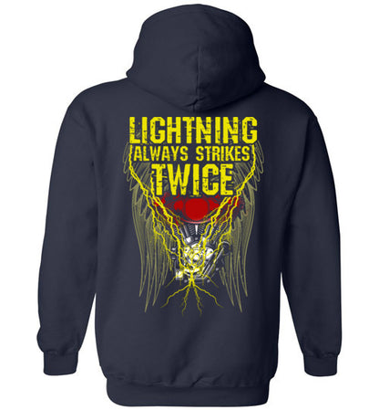 LIGHTNING ALWAYS STRIKES TWICE