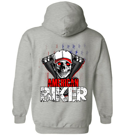 AMERICAN BIKER BACK PRINT
