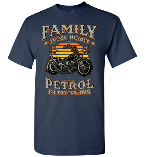 FAMILY IN MY HEART PETROL IN MY VEINS