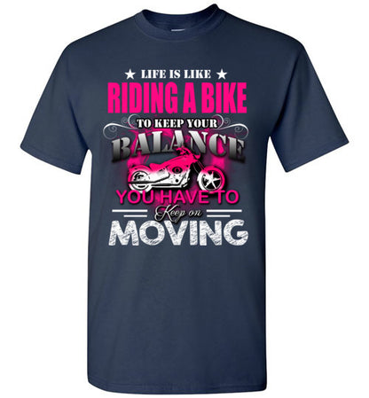 LIFE IS LIKE RIDING A BIKE