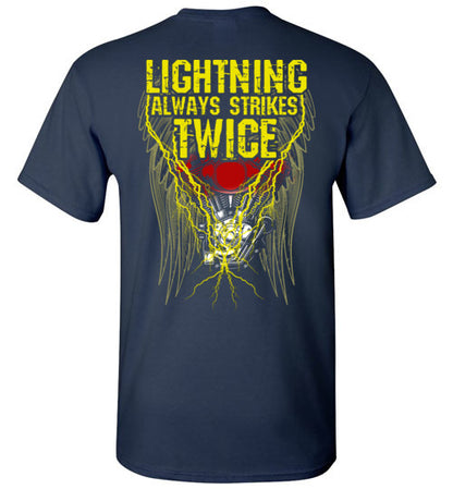 LIGHTNING ALWAYS STRIKES TWICE