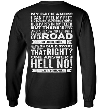 HELL NO! LET`S RIDE!