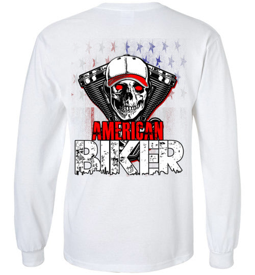 AMERICAN BIKER BACK PRINT