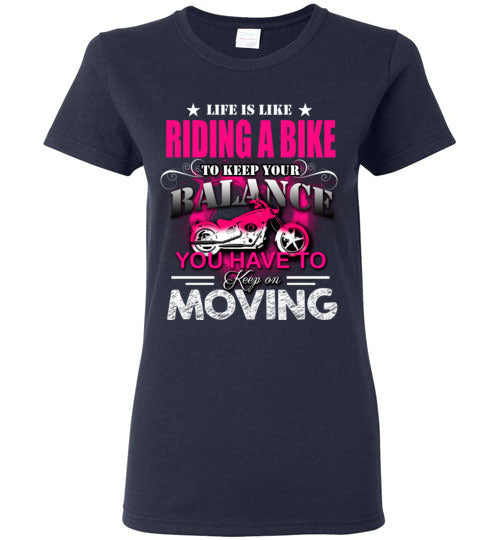 LIFE IS LIKE RIDING A BIKE