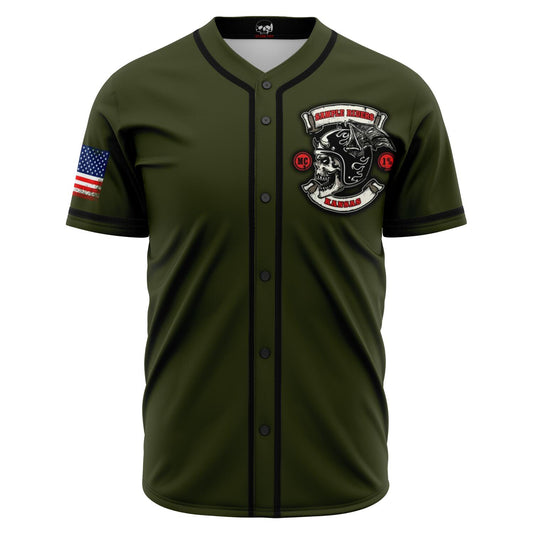MOTORCYCLE CLUB JERSEY GREEN