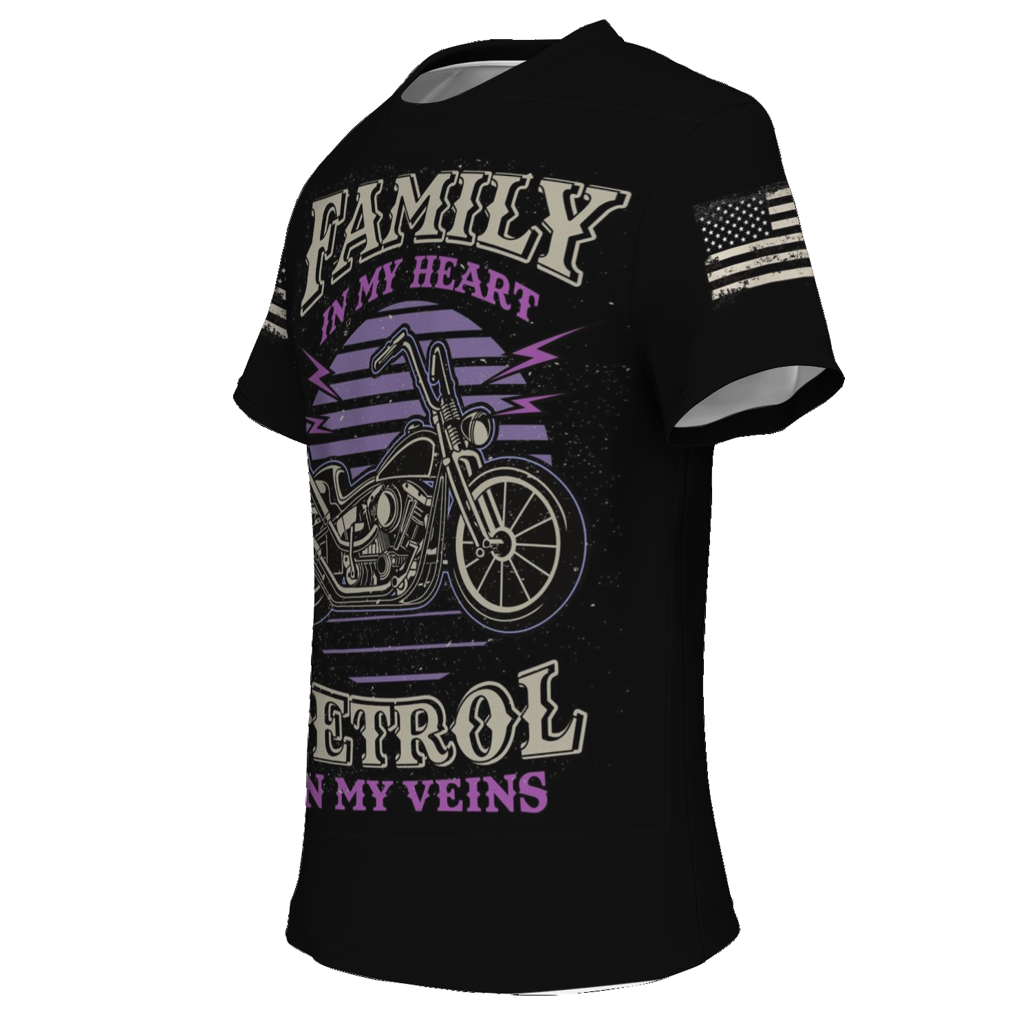 "BIKER DAD" 3D BIKER T-SHIRT