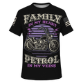 "BIKER DAD" 3D BIKER T-SHIRT
