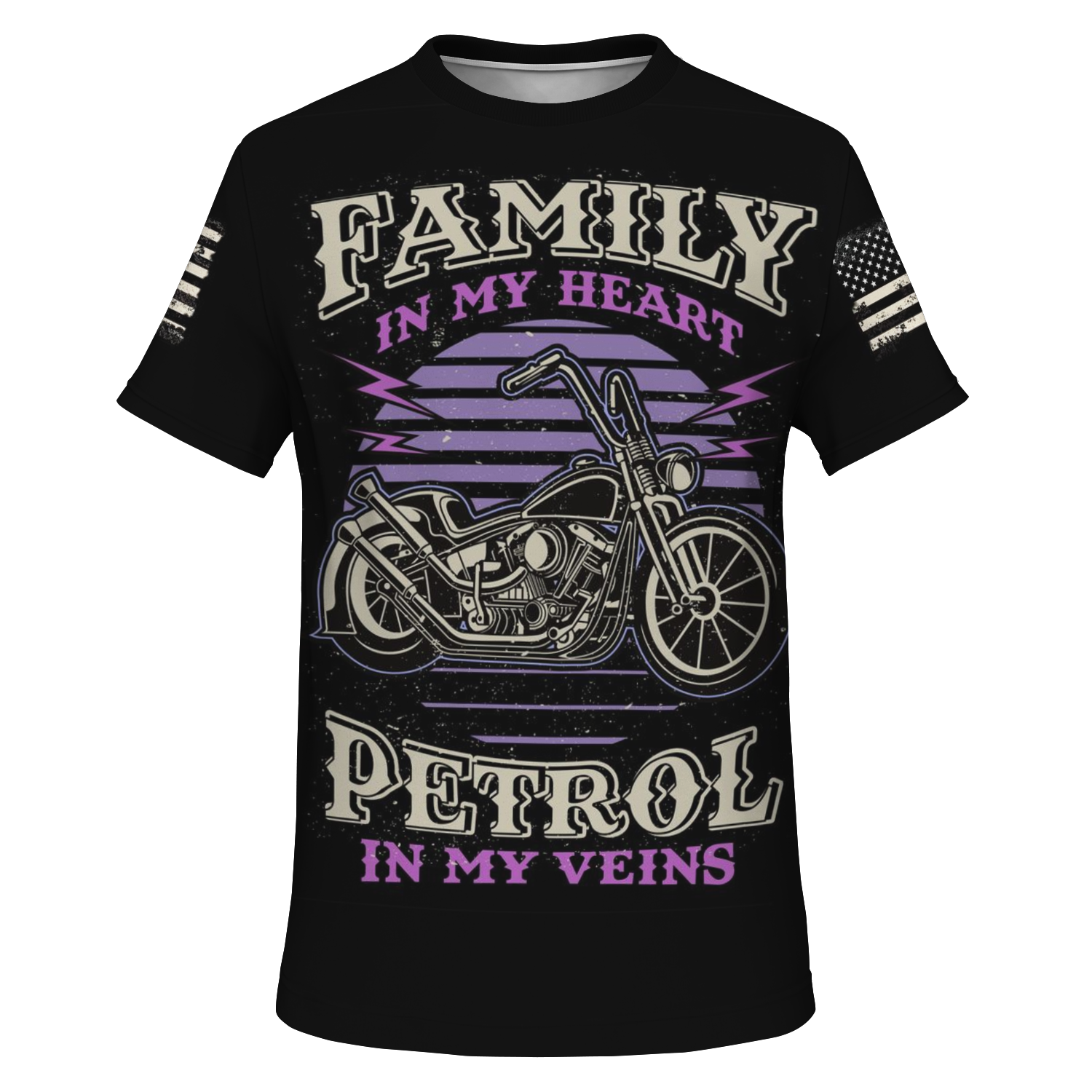 "BIKER DAD" 3D BIKER T-SHIRT