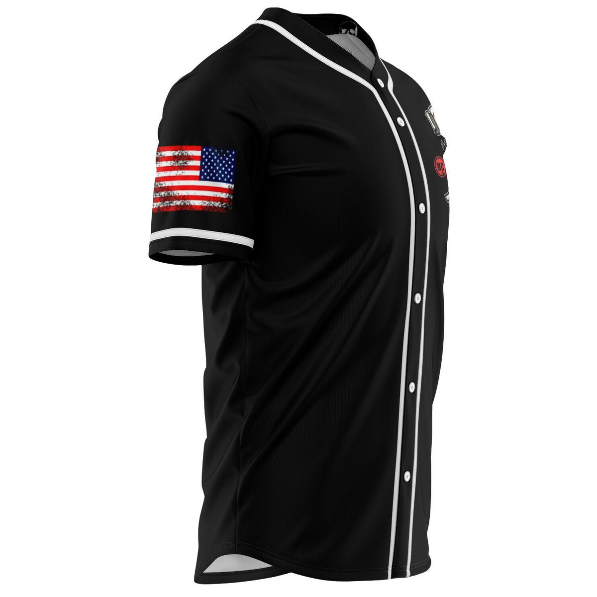 MOTORCYCLE CLUB JERSEY BLACK
