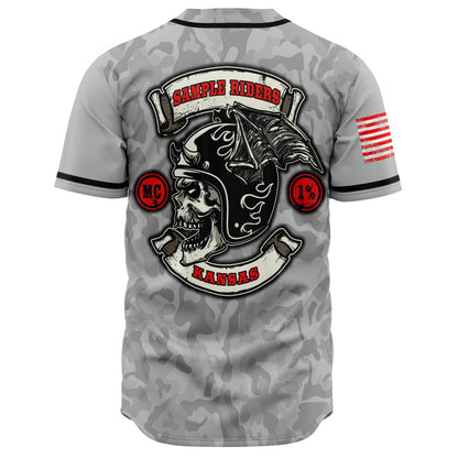 MOTORCYCLE CLUB JERSEY LIGHT CAMO