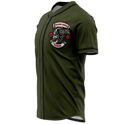 MOTORCYCLE CLUB JERSEY GREEN