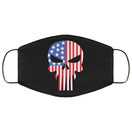 Punisher US-Flag Face Cover