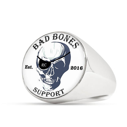 Bad Bones RC Support Signet Ring
