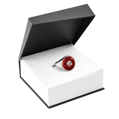 Mighty MM Signet Ring Red