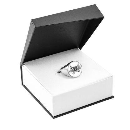 Fife Riders Signet Ring White