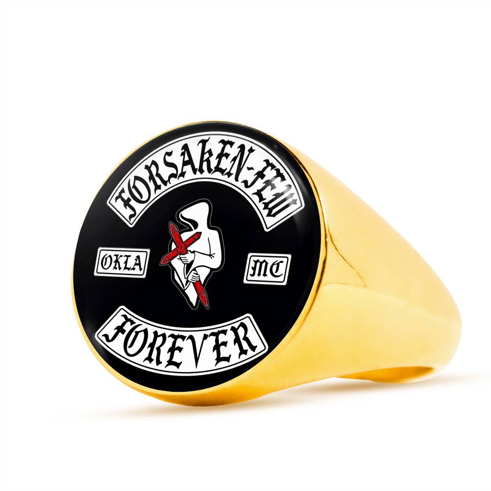 FORSAKEN-FEW SIGNET RING