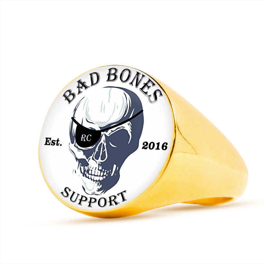 Bad Bones RC Support Signet Ring