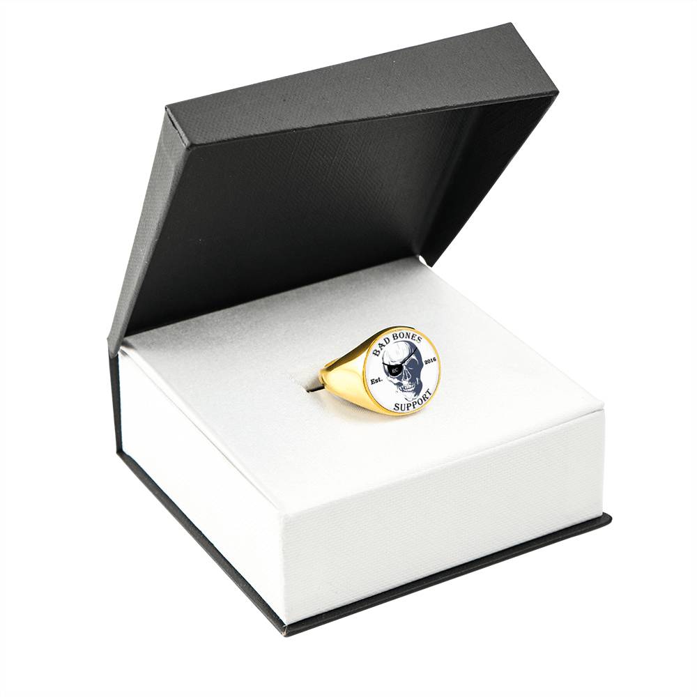Bad Bones RC Support Signet Ring