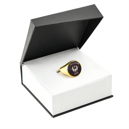 IRON ANGELS JOKER SIGNET RING