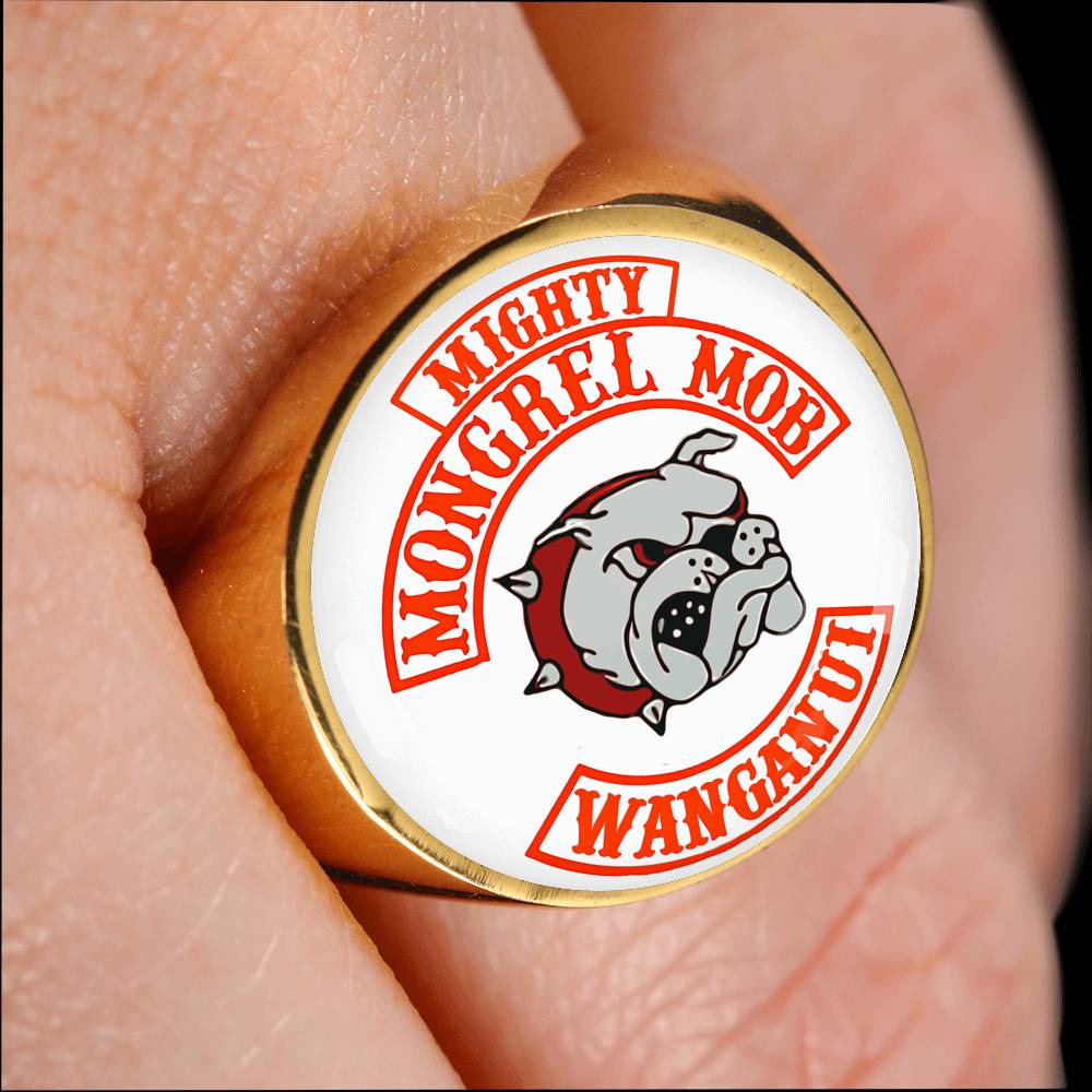 Mighty MM Signet Ring White
