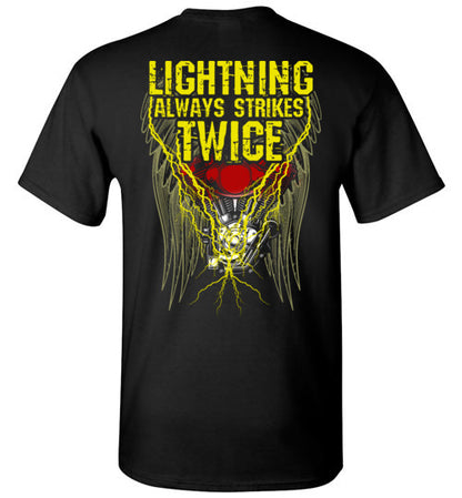 LIGHTNING ALWAYS STRIKES TWICE