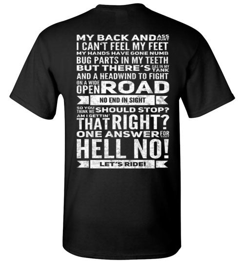 HELL NO! LET`S RIDE!