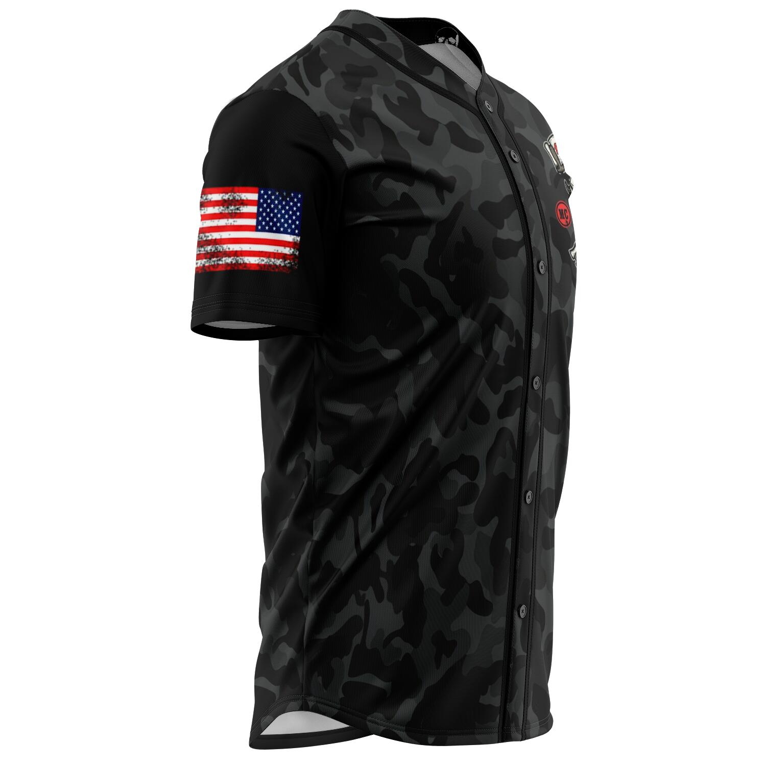 MOTORCYCLE CLUB JERSEY DARK CAMO