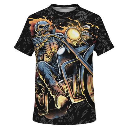 "HELLRIDER" BIKER 3D T-SHIRT