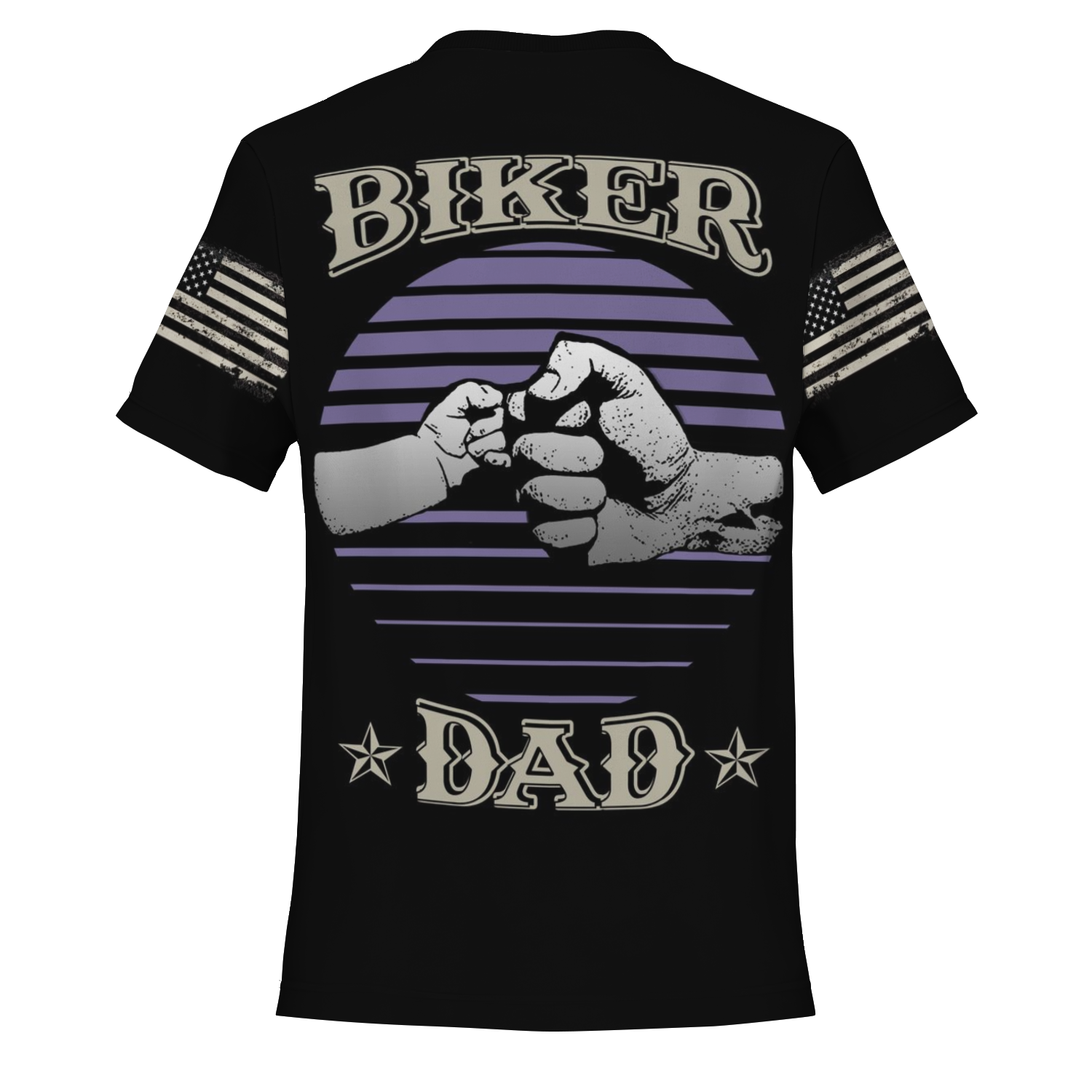 "BIKER DAD" 3D BIKER T-SHIRT