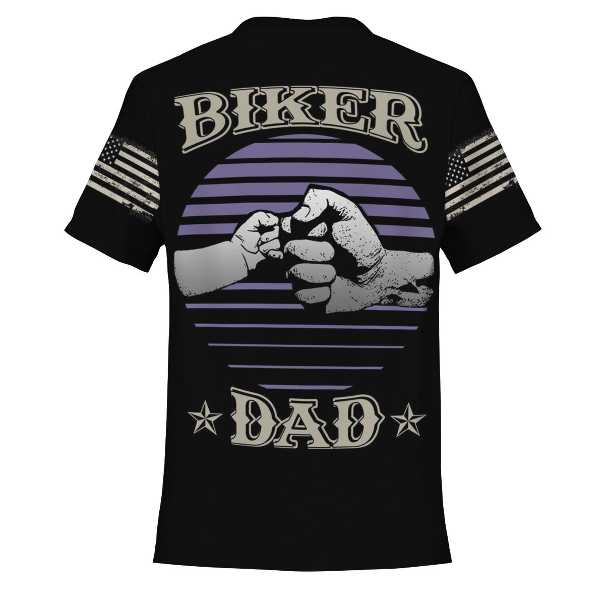 "BIKER DAD" 3D BIKER T-SHIRT