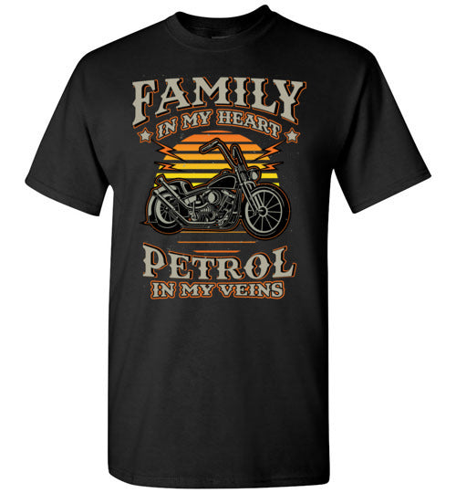 FAMILY IN MY HEART PETROL IN MY VEINS