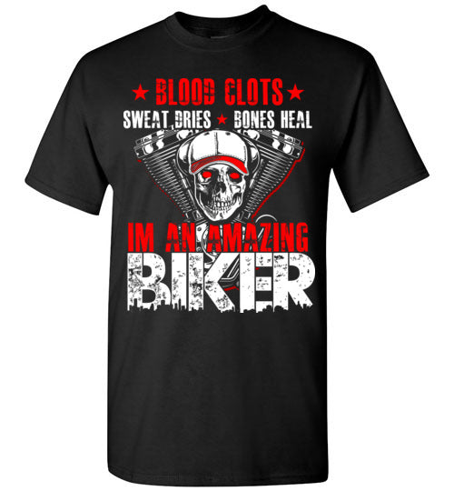 AMAZING BIKER FRONT PRINT