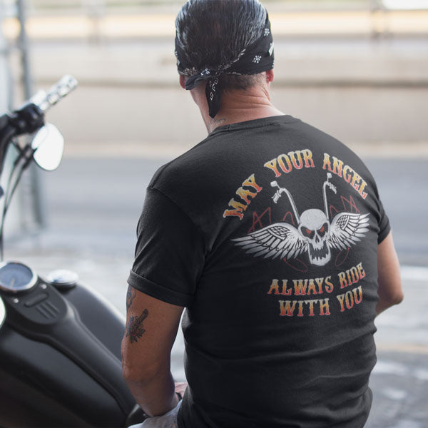 MAY YOUR ANGEL ALWAYS RIDE WITH YOU